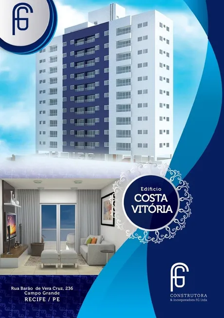 Foto 1 de Apartamento com 3 Quartos à venda, 79m² em Campo Grande, Recife