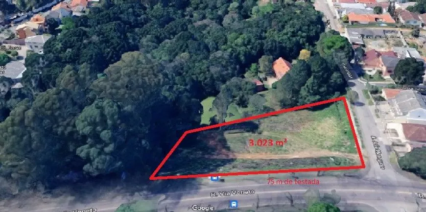 Foto 1 de Lote/Terreno à venda, 3023m² em Santa Felicidade, Curitiba