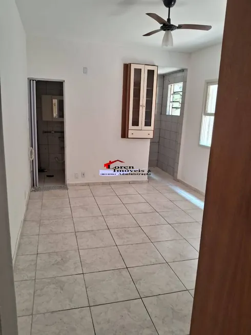 Foto 1 de Apartamento com 1 Quarto à venda, 28m² em Gonzaguinha, São Vicente