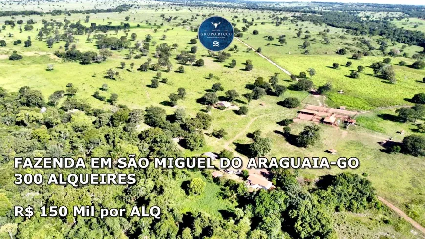 Foto 1 de Fazenda/Sítio à venda em Zona Rural, São Miguel do Araguaia