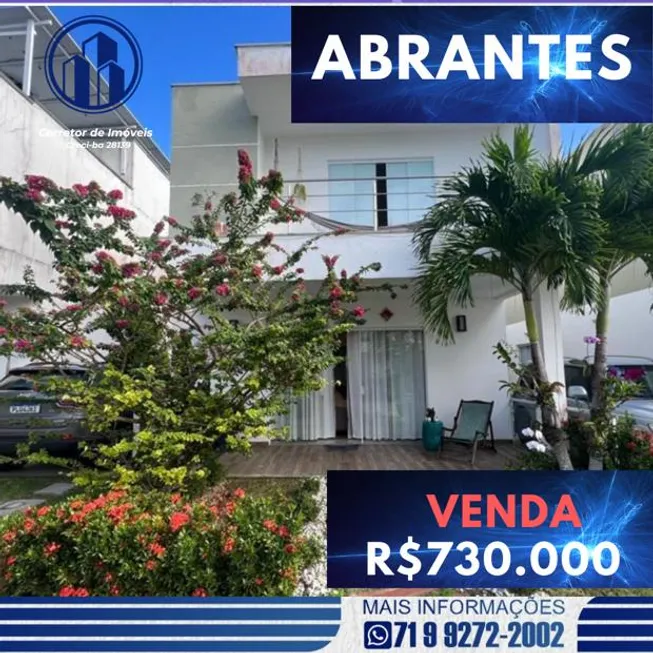 Foto 1 de Casa de Condomínio com 3 Quartos à venda, 128m² em Camaçari de Dentro, Camaçari