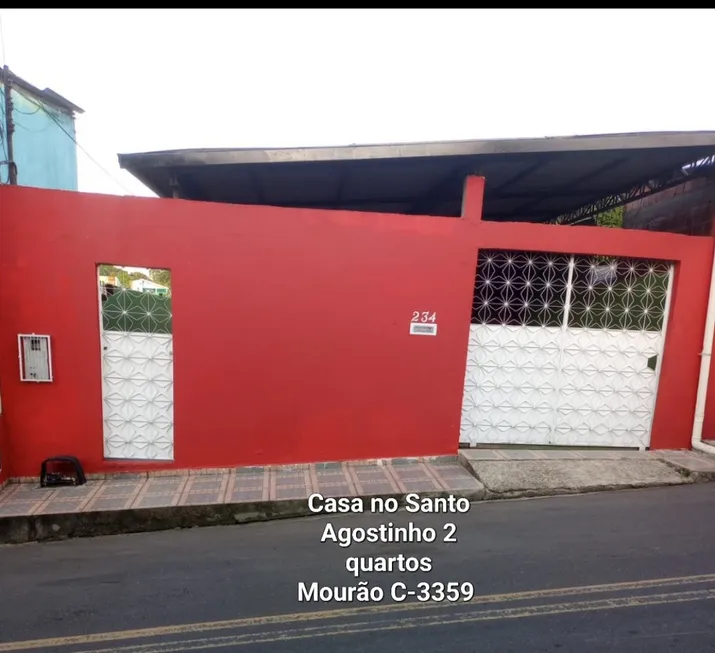 Foto 1 de Casa com 2 Quartos à venda, 130m² em Santo Agostinho, Manaus