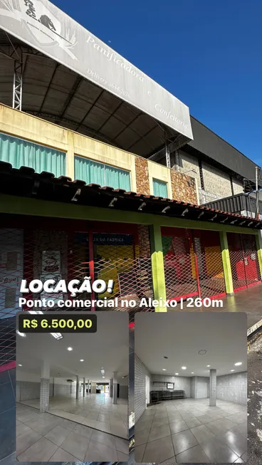 Foto 1 de Ponto Comercial para alugar, 260m² em Aleixo, Manaus