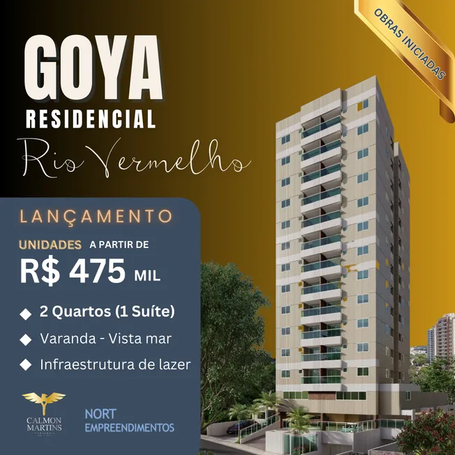 Foto 1 de Apartamento com 2 Quartos à venda, 57m² em Rio Vermelho, Salvador