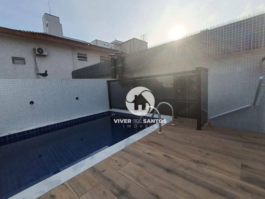 Foto 1 de Casa de Condomínio com 3 Quartos à venda, 156m² em Embaré, Santos