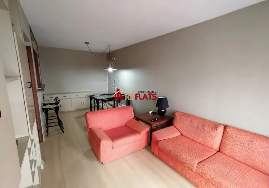 Foto 1 de Flat com 1 Quarto para alugar, 45m² em Itaim Bibi, São Paulo