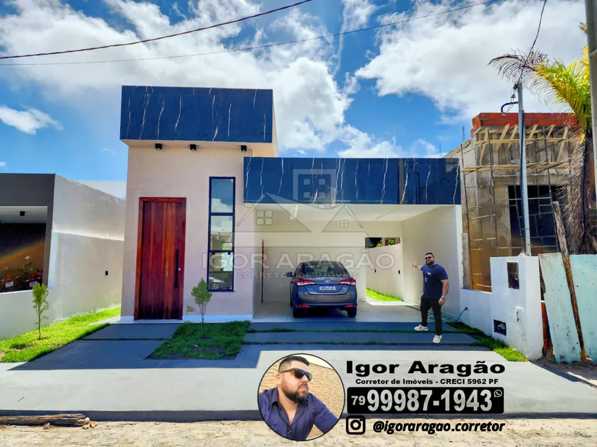 Foto 1 de Casa de Condomínio com 3 Quartos à venda, 133m² em Zona de Expansao Olhos D Agua, Barra dos Coqueiros