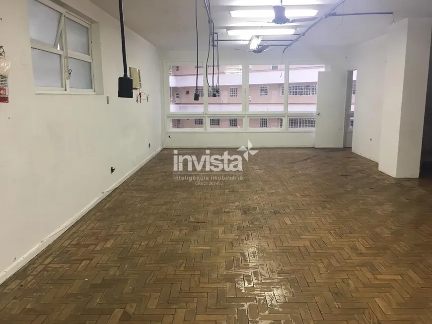 Foto 1 de Sala Comercial à venda, 158m² em Gonzaga, Santos