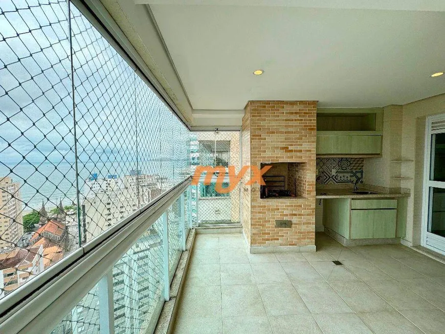 Foto 1 de Apartamento com 3 Quartos para alugar, 160m² em Embaré, Santos
