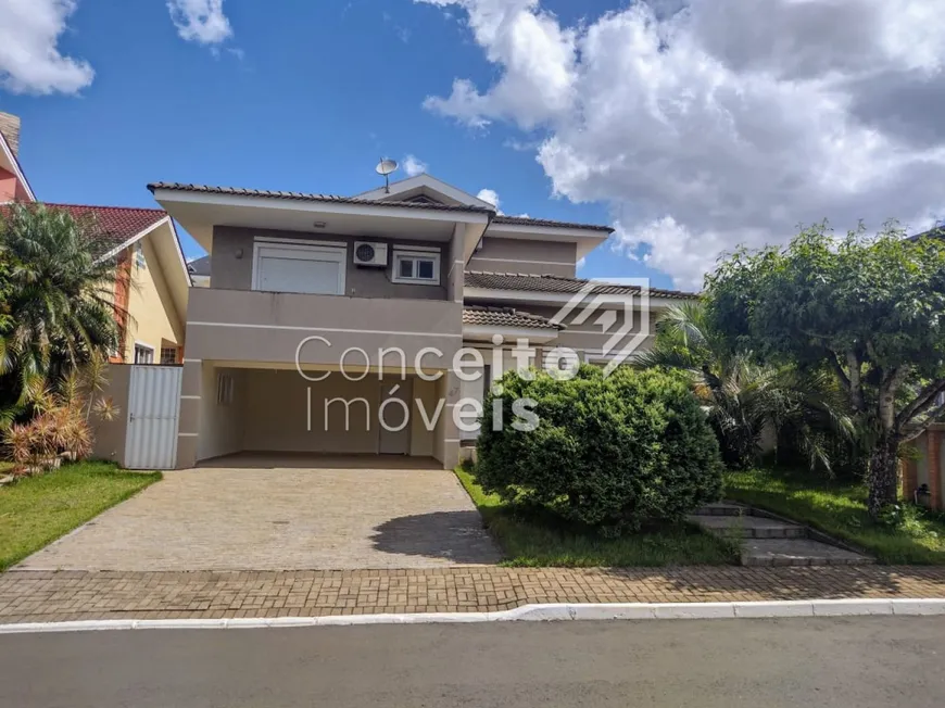 Foto 1 de Casa de Condomínio com 4 Quartos para venda ou aluguel, 294m² em Colonia Dona Luiza, Ponta Grossa