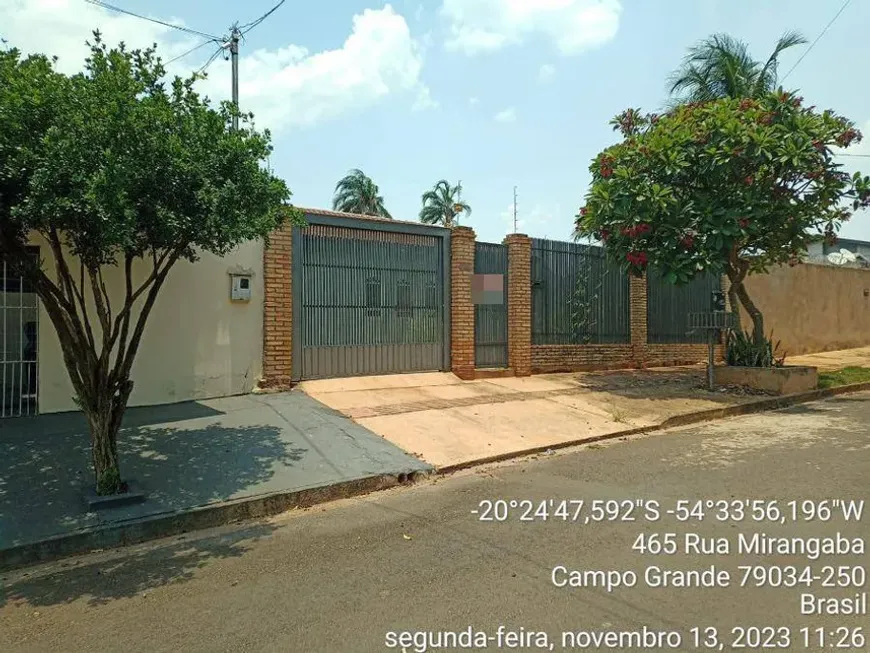 Foto 1 de Casa com 4 Quartos à venda, 166m² em Parque dos Novos Estados, Campo Grande