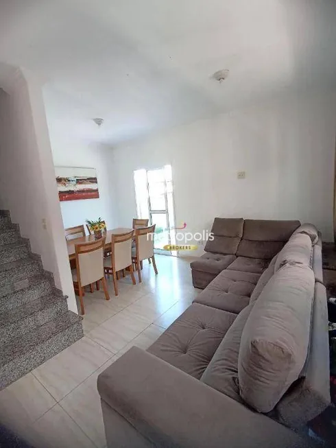 Foto 1 de Casa de Condomínio com 2 Quartos à venda, 125m² em Jardim Vila Rica, Santo André