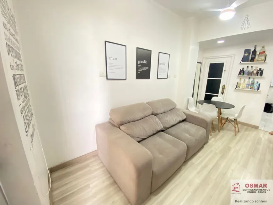 Foto 1 de Apartamento com 1 Quarto à venda, 45m² em Boqueirão, Santos