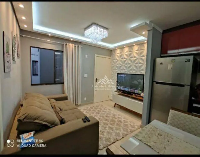 Foto 1 de Apartamento com 2 Quartos à venda, 42m² em Recanto das Palmeiras, Ribeirão Preto