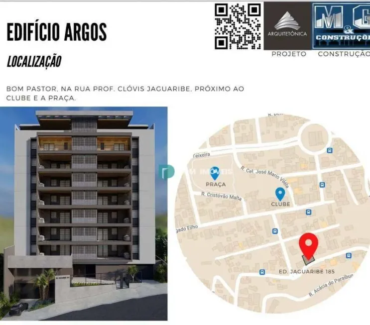 Foto 1 de Apartamento com 3 Quartos à venda, 105m² em Bom Pastor, Juiz de Fora