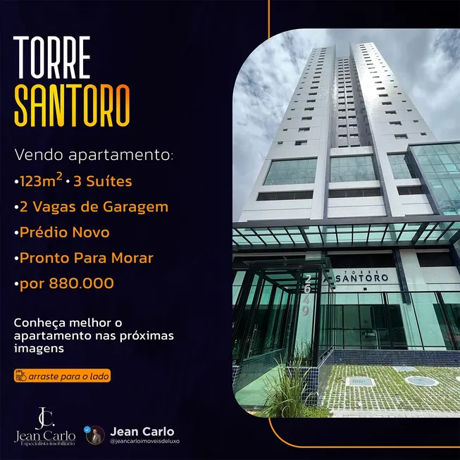 Foto 1 de Apartamento com 3 Quartos à venda, 123m² em Sao Bras, Belém