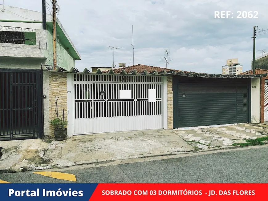 Foto 1 de Casa com 3 Quartos à venda, 150m² em Jardim das Flores, Osasco