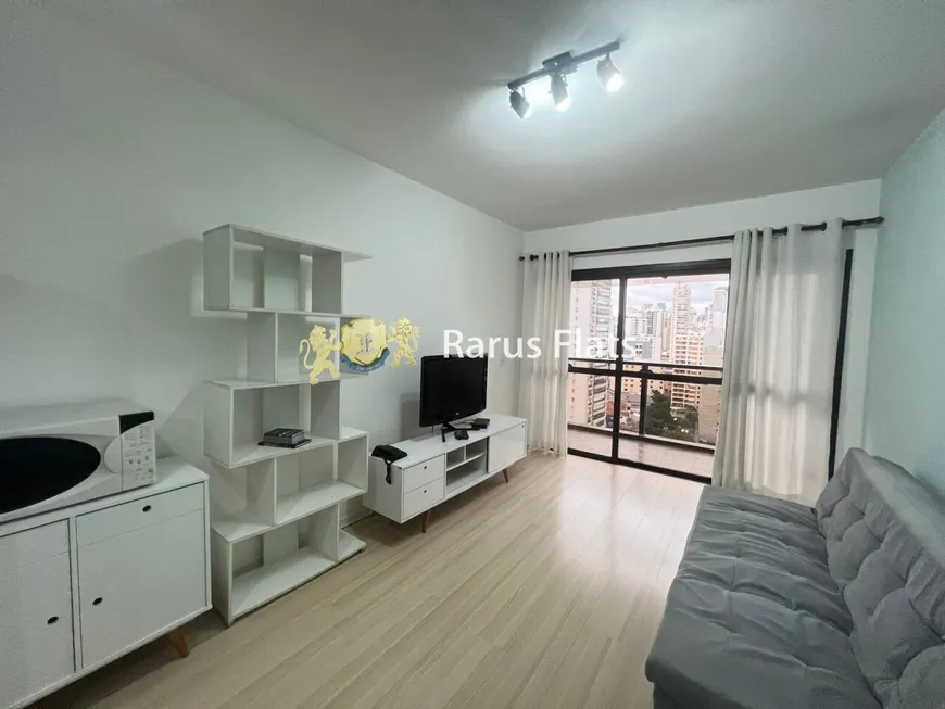 Foto 1 de Flat com 1 Quarto para alugar, 42m² em Jardins, São Paulo