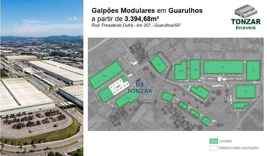 Foto 1 de Galpão/Depósito/Armazém para alugar, 5200m² em Cidade Industrial Satelite de Sao Paulo, Guarulhos