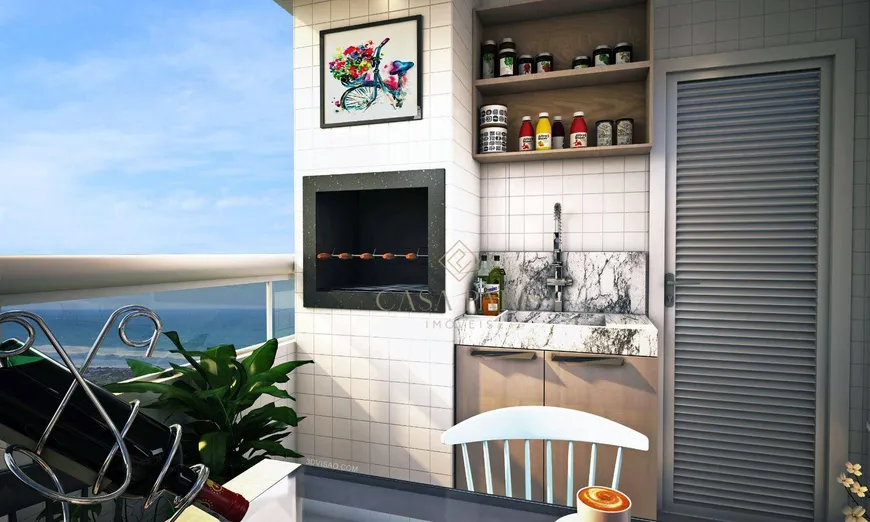 Foto 1 de Apartamento com 2 Quartos à venda, 74m² em Maracanã, Praia Grande
