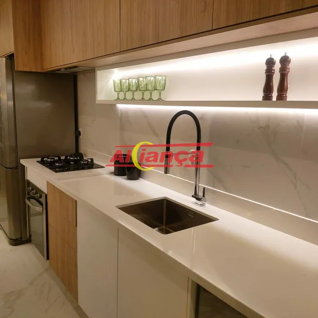 Foto 1 de Apartamento com 2 Quartos à venda, 69m² em Vila Rosalia, Guarulhos