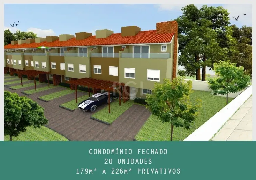 Foto 1 de Casa de Condomínio com 3 Quartos à venda, 216m² em Ipanema, Porto Alegre