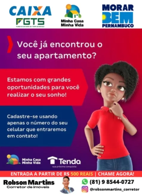 Foto 1 de Apartamento com 2 Quartos à venda, 41m² em Dois Unidos, Recife