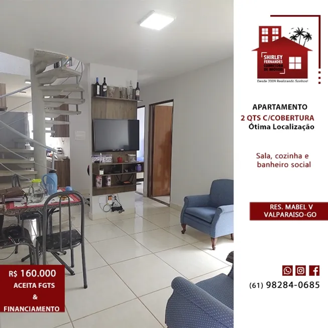 Foto 1 de Apartamento com 2 Quartos à venda, 95m² em Jardim Céu Azul, Valparaíso de Goiás
