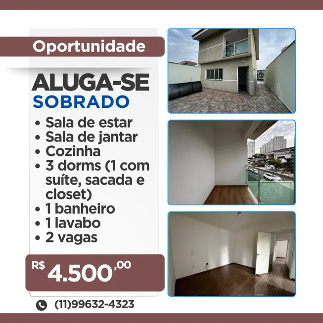 Foto 1 de Casa com 3 Quartos para alugar, 130m² em Portal dos Ipes 3, Cajamar