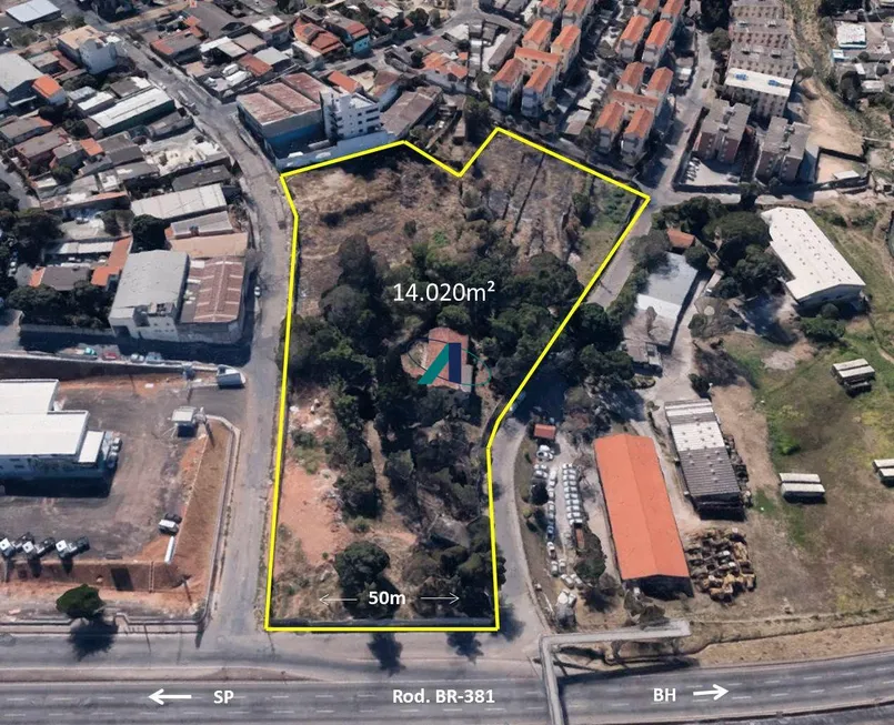 Foto 1 de Lote/Terreno à venda, 14020m² em Riacho das Pedras, Contagem