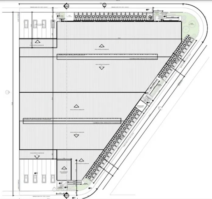 Foto 1 de Galpão/Depósito/Armazém para alugar, 6070m² em Aririu, Palhoça