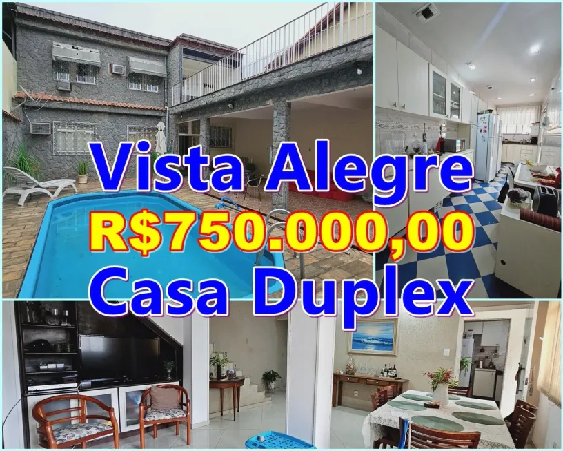 Foto 1 de Casa com 2 Quartos à venda, 140m² em Vista Alegre, Rio de Janeiro