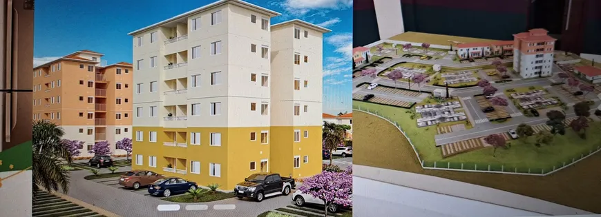 Foto 1 de Apartamento com 2 Quartos à venda, 45m² em Vossoroca, Votorantim