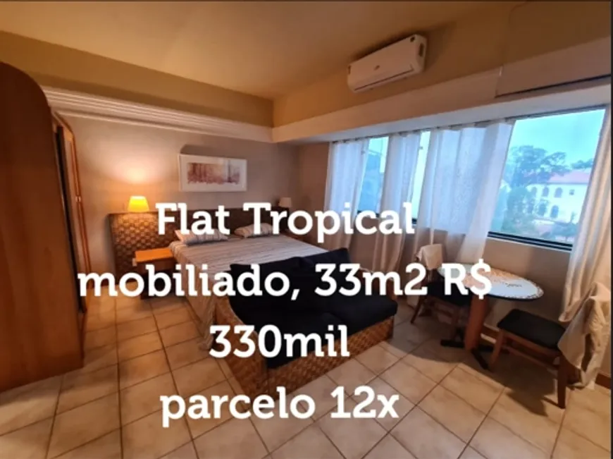 Foto 1 de Flat com 2 Quartos à venda, 33m² em Ponta Negra, Manaus