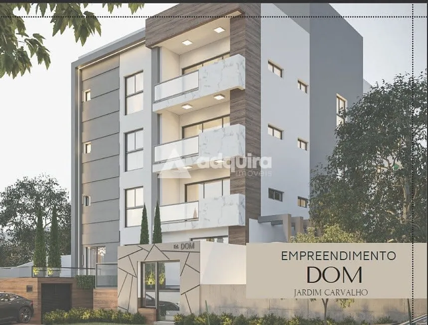 Foto 1 de Apartamento com 3 Quartos à venda, 111m² em Jardim Carvalho, Ponta Grossa