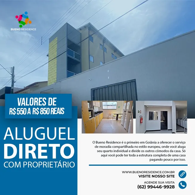 Foto 1 de Kitnet com 1 Quarto para alugar, 15m² em Setor Sol Nascente, Goiânia