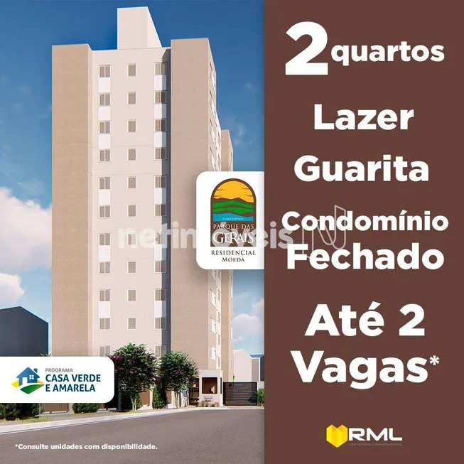 Foto 1 de Apartamento com 2 Quartos à venda, 48m² em Parque Maracanã, Contagem