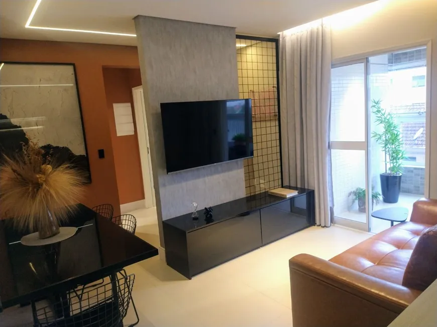 Foto 1 de Apartamento com 1 Quarto à venda, 55m² em Boqueirão, Santos