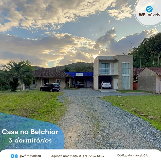 Foto 1 de Casa com 3 Quartos à venda, 500m² em Belchior Alto, Gaspar