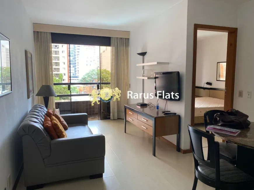 Foto 1 de Flat com 1 Quarto para alugar, 45m² em Pinheiros, São Paulo