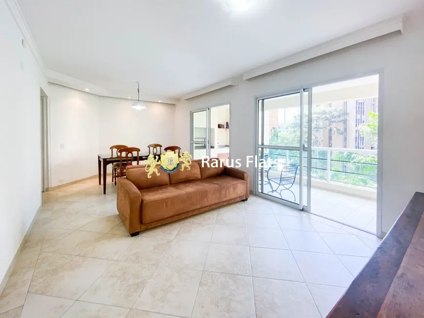 Foto 1 de Flat com 3 Quartos para alugar, 111m² em Vila Olímpia, São Paulo