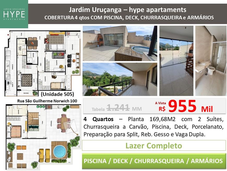 Jardim Uruçanga Freguesia Hype Apartaments