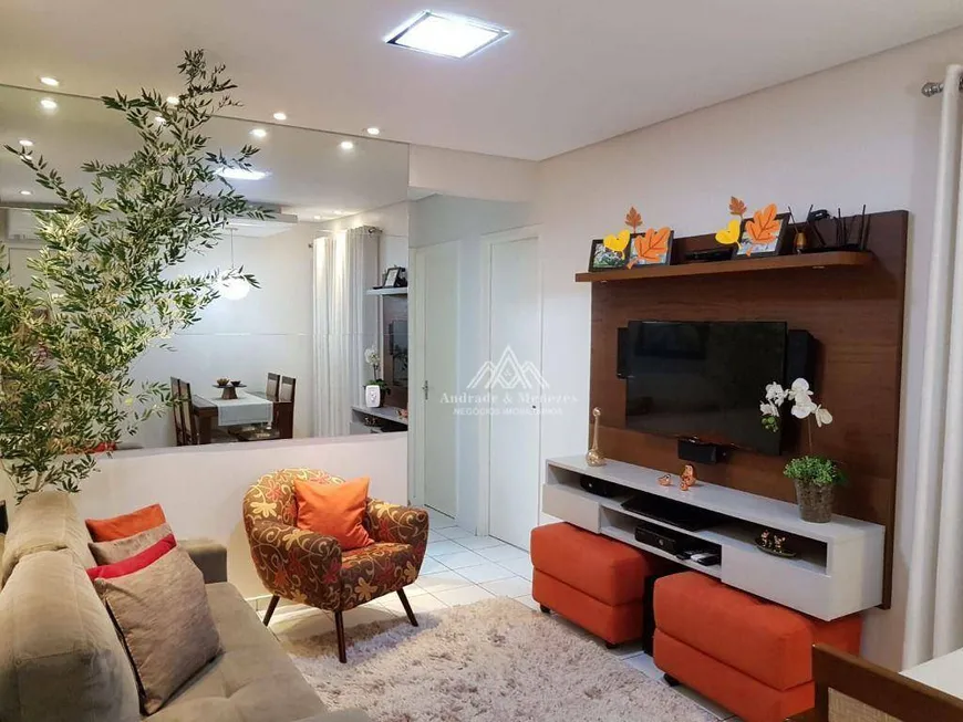 Foto 1 de Apartamento com 2 Quartos à venda, 49m² em Geraldo Correia de Carvalho, Ribeirão Preto