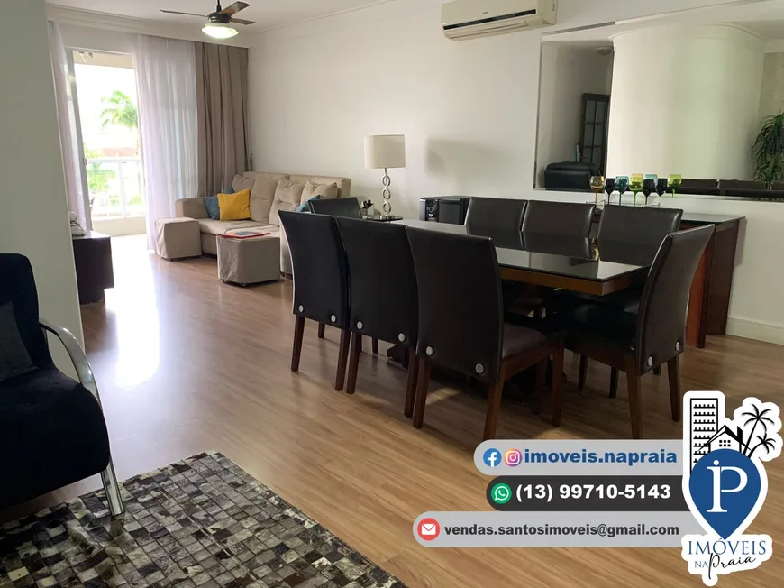 Foto 1 de Apartamento com 3 Quartos à venda, 145m² em José Menino, Santos