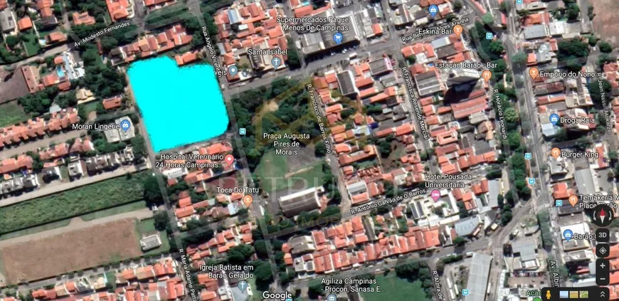 Foto 1 de Lote/Terreno à venda, 8672m² em Barão Geraldo, Campinas