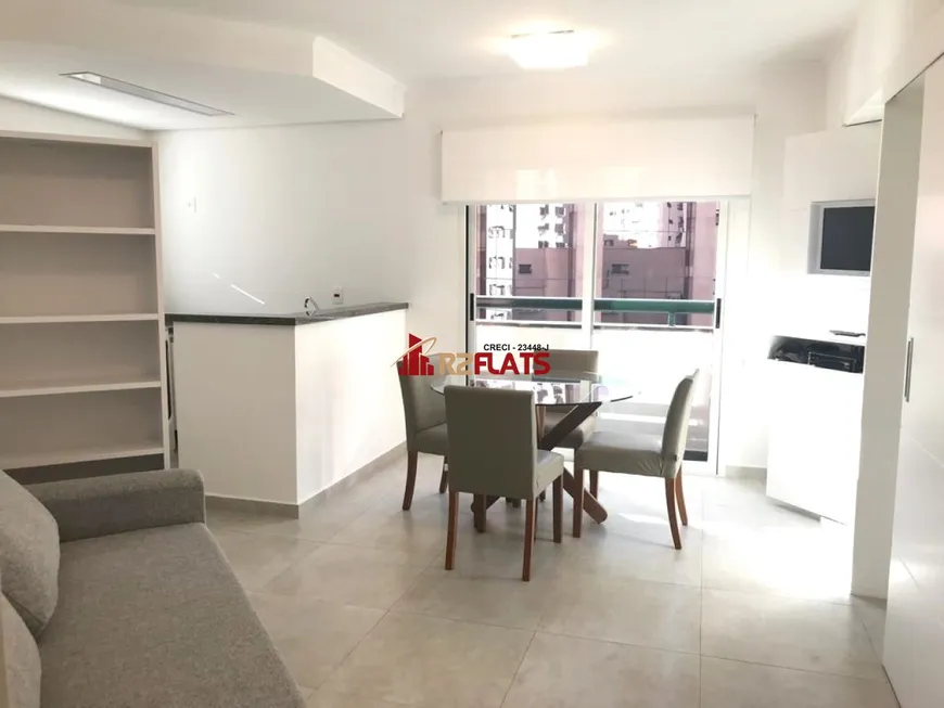 Foto 1 de Flat com 1 Quarto para alugar, 40m² em Itaim Bibi, São Paulo