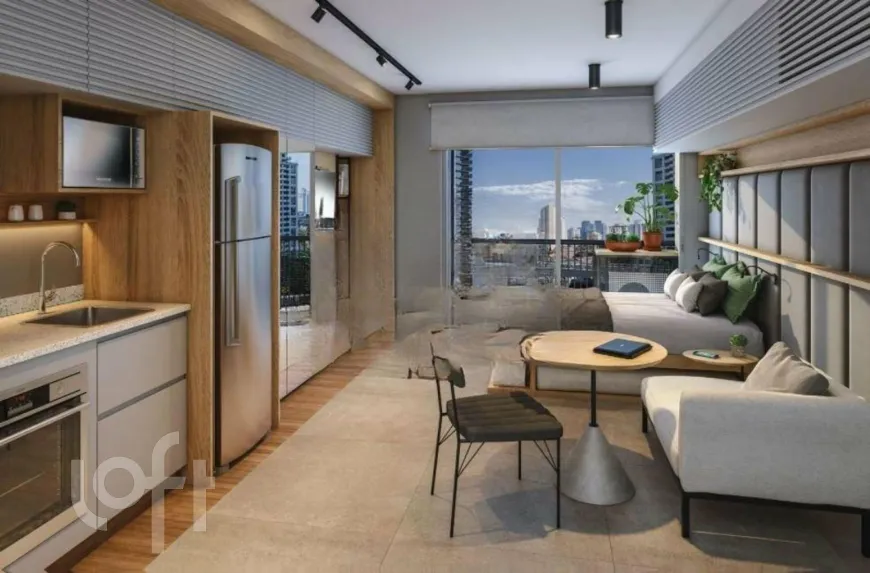 Foto 1 de Apartamento com 1 Quarto à venda, 45m² em Brooklin, São Paulo