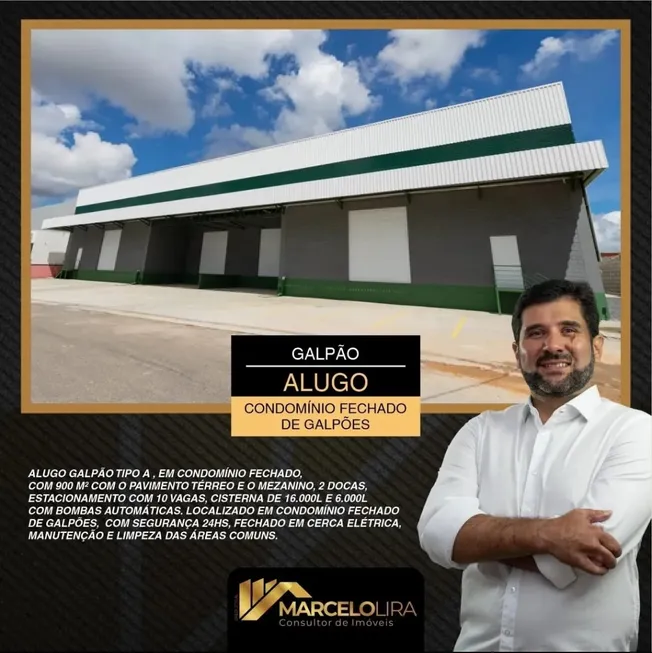 Foto 1 de Galpão/Depósito/Armazém para alugar, 900m² em Tabuleiro dos Martins, Maceió