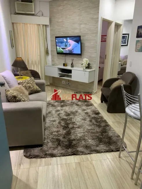 Foto 1 de Flat com 1 Quarto à venda, 33m² em Jardins, São Paulo