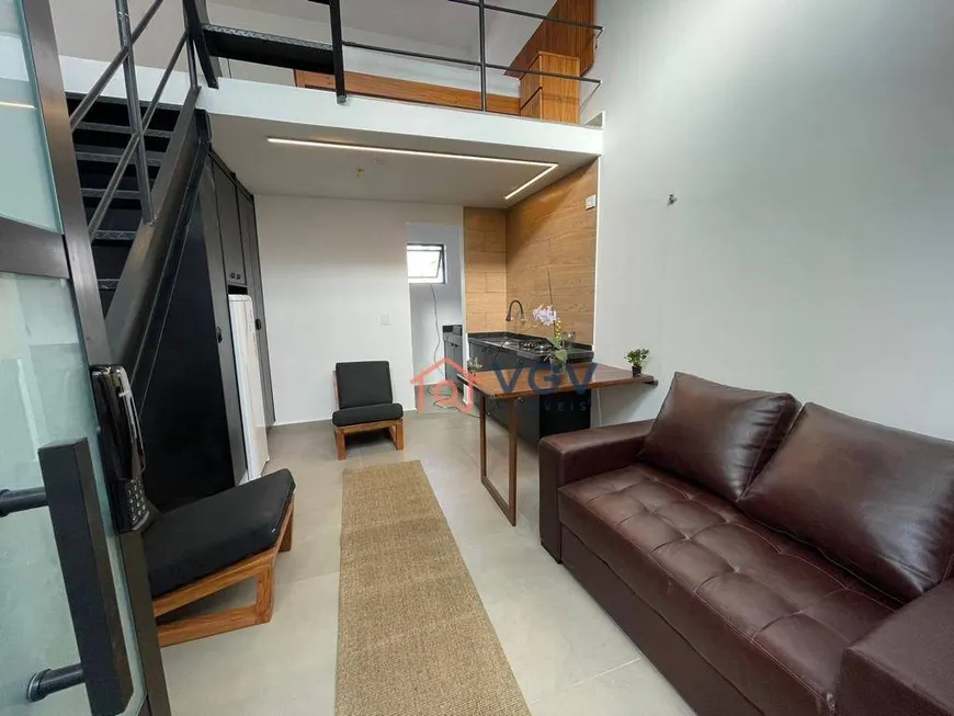 Foto 1 de Apartamento com 1 Quarto para alugar, 45m² em Mirandópolis, São Paulo